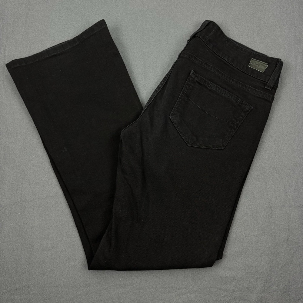 PAIGE Hidden Hills Womens‎ Black Wide Denim Jeans Bootcut - 29 **ACTUAL 30